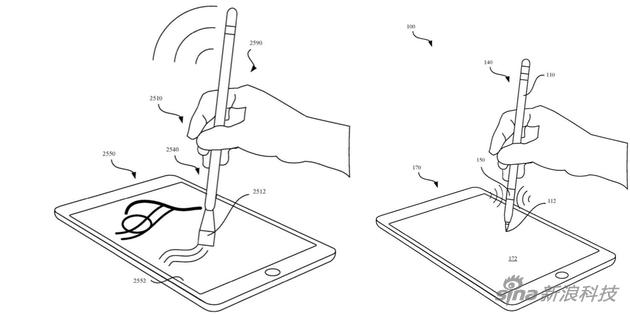 苹果新专利：Apple Pencil可换笔刷 触觉反馈以假乱真