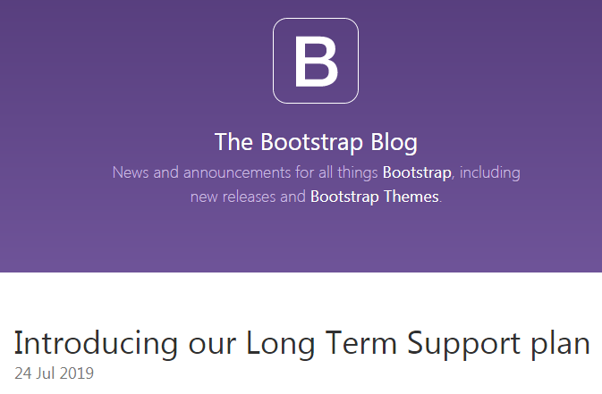 Bootstrap 3生命周期结束