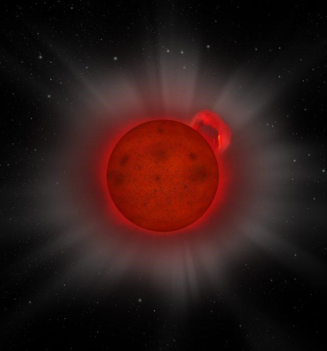 天文学家发现一颗小型恒星曾释放”超级耀斑”