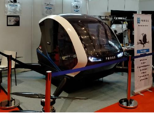 印尼造了个飞行出租车 长得像无人机底盘扣了个机舱