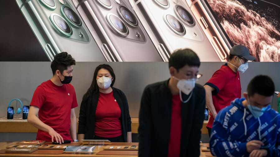 分析：苹果中国关店或令百万部iPhone销售推迟