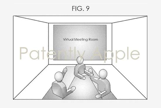 ▲利用 VR 虚拟现实技术，可实现在车内进行多人会议