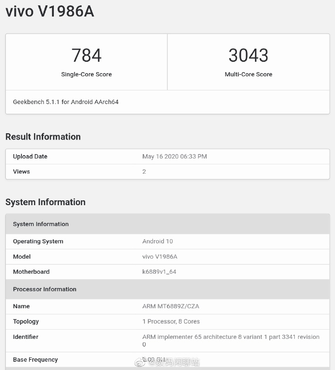 天玑1000+ Geekbench跑分曝光：单核超麒麟990，逊于骁龙865-冯金伟博客园