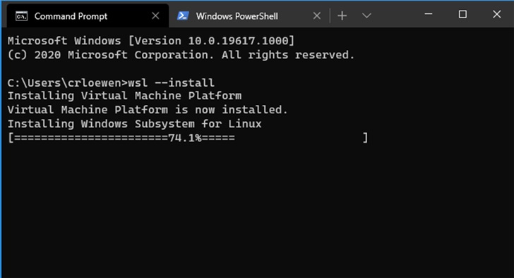 微软 Build 2020 ：Win10 本月支持 WSL2 发行版，很快支持 GPU 和 Linux GUI-冯金伟博客园