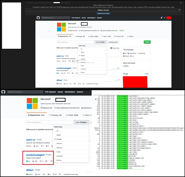 微软63.2GB源码泄露：涉及Azure、Office和Windows