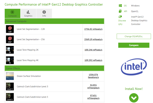 Intel Xe首款独立显卡性能对比：N/A入门卡完虐之