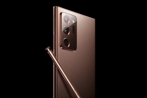 三星Note20 Ultra古铜色正面渲染图曝光 屏占比惊人