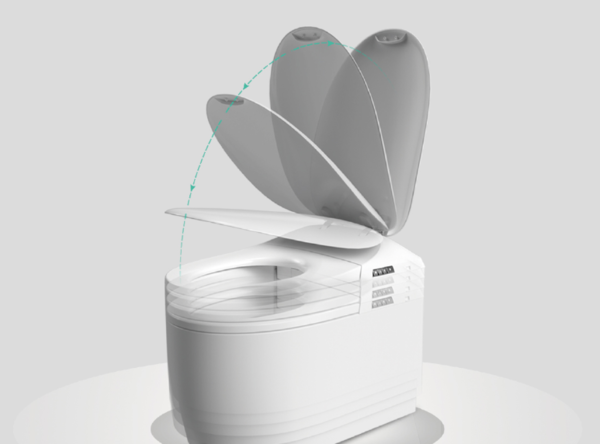 爵能XS系列升降马桶可实现自动翻盖