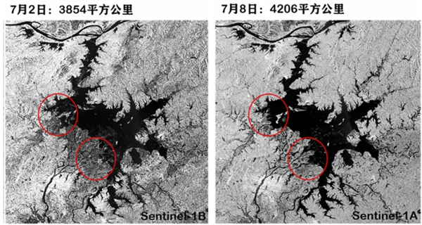 我国最大淡水湖水位突破1998年极值：这就是从太空“看到”的鄱阳湖