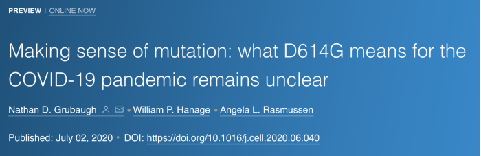 新冠D614G突变席卷全球：感染力超2.6倍，与毒性无关-冯金伟博客园