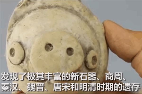 三星堆出土5000年前陶猪！网友：这不就是愤怒的小鸟