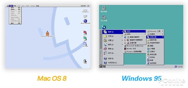 Mac OS开山之作！Windows上带你体验二十年前的苹果系统