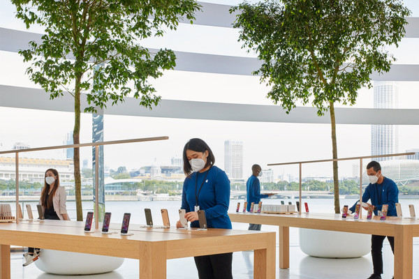 水上玻璃球 新加坡第三家Apple Store将于9月10日开业
