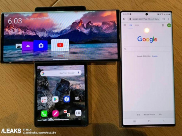 LG Wing“旋转双屏”手机再爆真机图：今晚10点发布