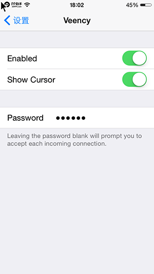 iOS8越狱插件Veency使用教程及评测  让电脑远程控制手机