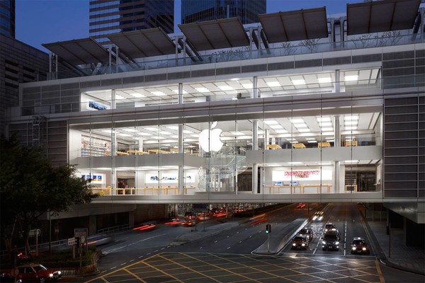 香港中环Apple Store（图源网）