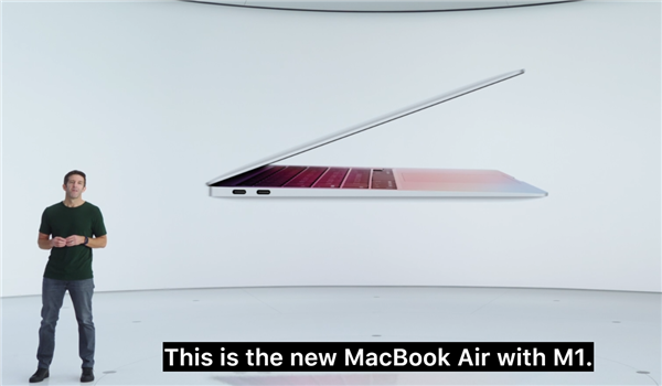 苹果发布ARM版MacBook Air：升级M1处理器、性能完秒x86