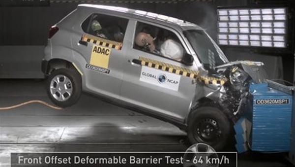 NCAP碰撞测试0分！铃木印度特供车安全性受质疑 假人遭“爆头”