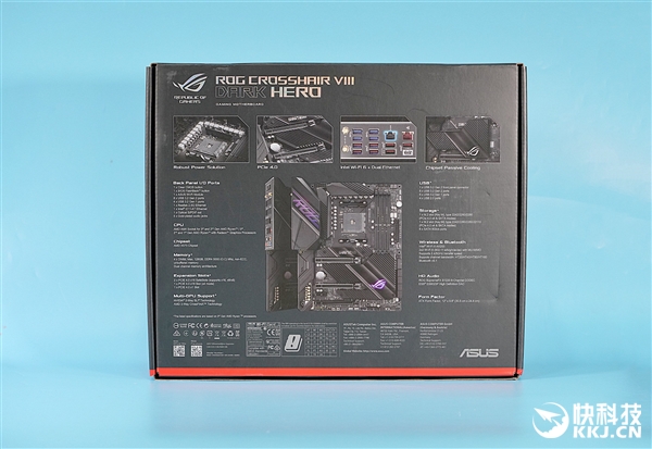 唯一无南桥风扇的X570主板！ROG CROSSHAIR VIII DARK HERO图赏