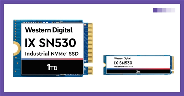 西数发布工业级SSD IX SN530：几乎绝迹的SLC闪存、85GB起步