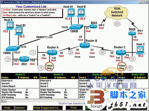 路由器/交换机模拟器大比拼–RouterSim-冯金伟博客园