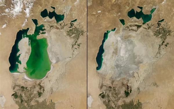 NASA公布地球今昔对比照：湖泊、森林、冰川消失触目惊心