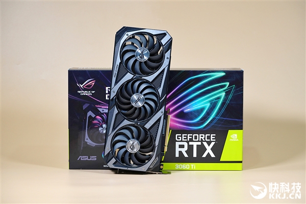 独有镜面直触散热 华硕ROG STRIX RTX 3060 Ti GAMING图赏