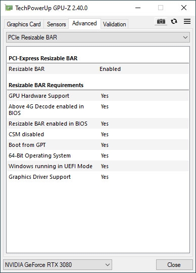 GPU-Z 2.40.0发布：支持3080Ti、3070Ti、RTX30 LHR