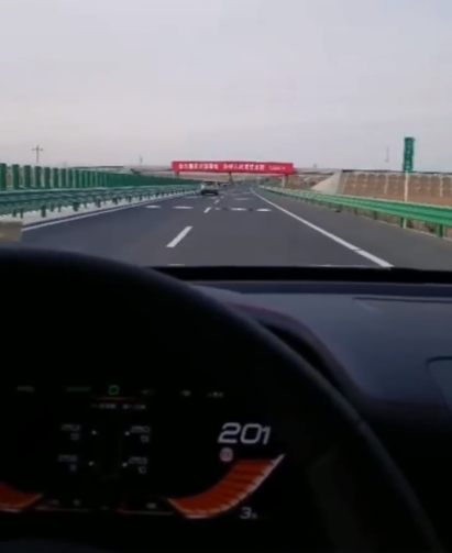 比亚迪唐DM高速狂飙200km/h 爆胎飞出路外！车内乘员无大碍