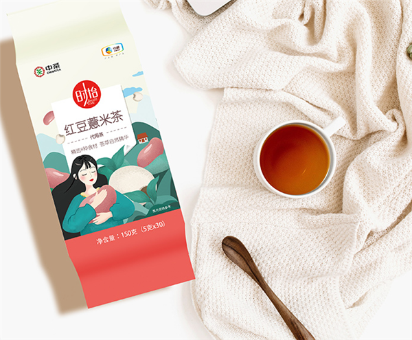 八种食材配方：中粮红豆薏米茶30包9.9元