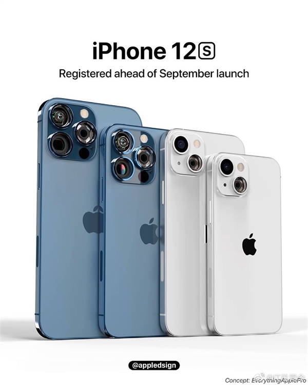 iPhone 12s高清渲染图曝光：后摄引入透明探索版设计