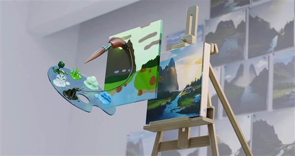 当代神笔马良：NVIDIA Canvas让涂鸦秒变风景画