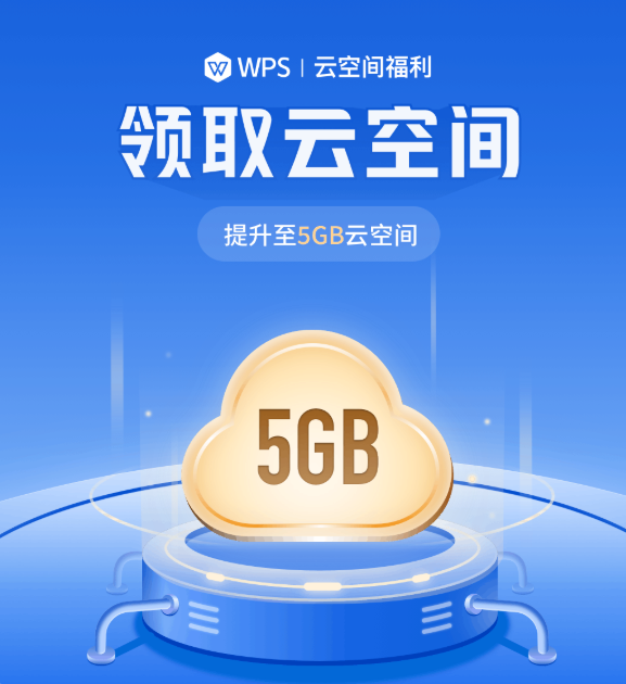 WPS移动版十周年！云空间免费升级至5G：永久有效