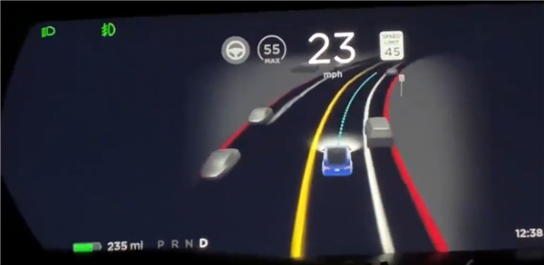 特斯拉FSD V9正式开始推送 UI界面大升级：模型精细到赞叹