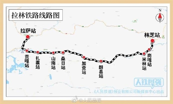 拉林铁路“满月”：日均发送3500人次