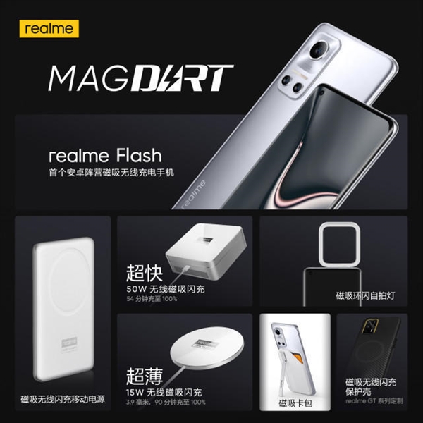 比iPhone快8倍 realme MagDart磁吸闪充火了：重新定义无线快充标准