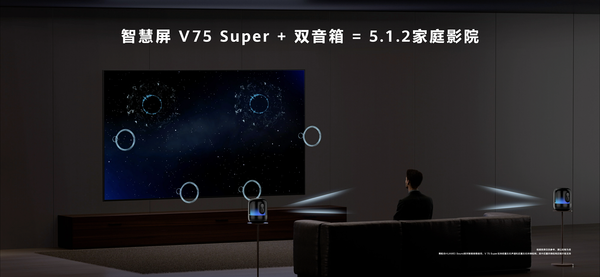 华为智慧屏V75 Super热销：不止智慧 还有巅峰音画