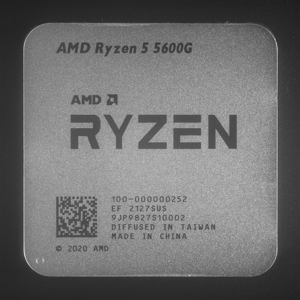 AMD锐龙5 5600G APU开盖高清照：对比上代变化微小