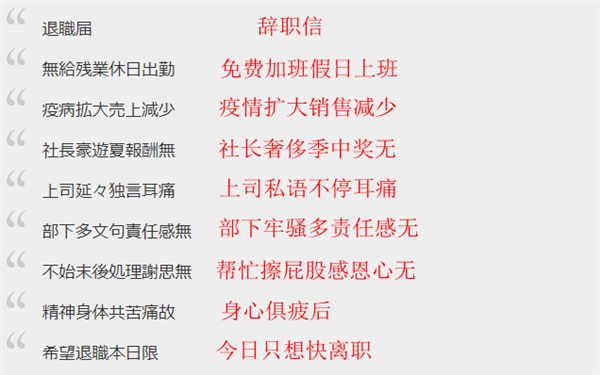 日本社畜经文体辞职信引全网临摹 本人回应：消遣作 不负责