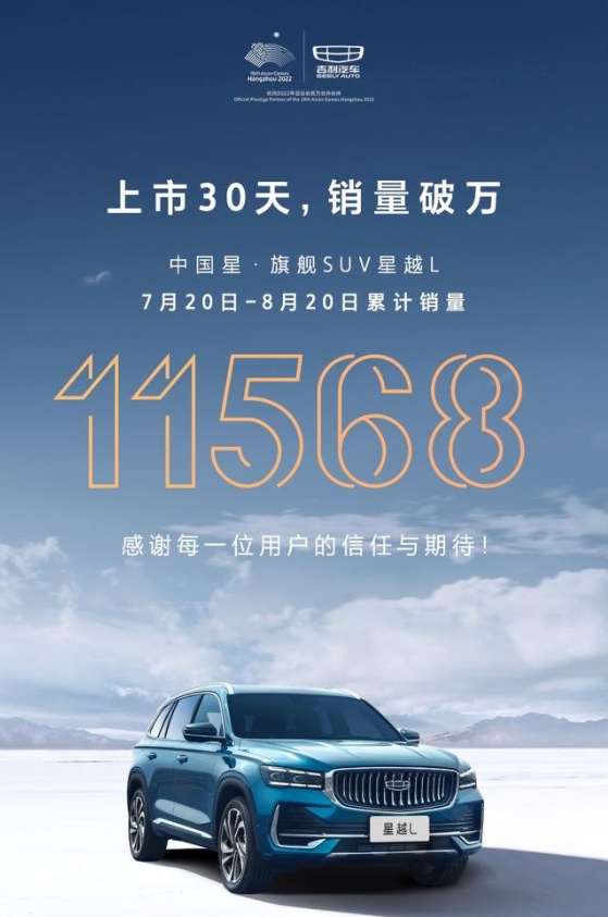 吉利版“XC60”卖疯了！上市一个月销量破万