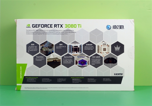 纯白猛汉！影驰RTX 3080 Ti HOF EXTREME显卡拆解图赏