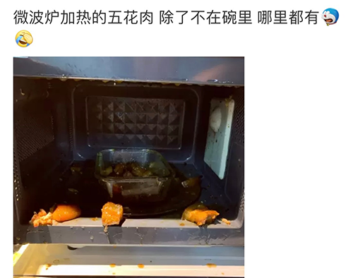 不要用微波炉加热红烧肉！会让人变得不幸