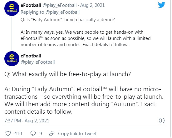 Steam差评如潮！科乐美《eFootball 2022》口碑翻车