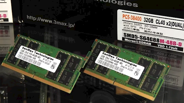 单条32GB：首批DDR5笔记本内存条现身秋叶原