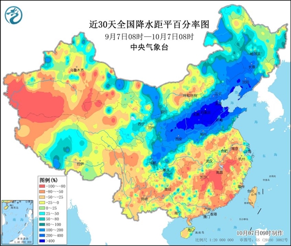 一张图告诉你山西的雨有多大！触目惊心