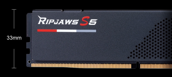 芝奇发布Ripjaws S5焰刃DDR5内存：最高32GB 6000MHz