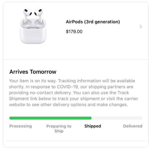 苹果145元“天价抹布”开始发货！大批AirPods 3也在路上