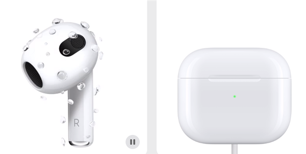 充电5分钟续航1小时！苹果AirPods 3开售：1399元