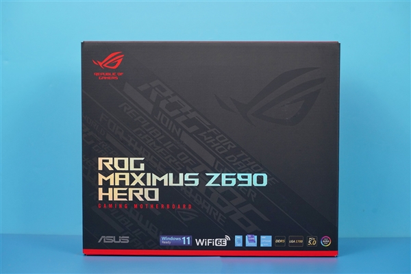 12代酷睿标杆坐骑！华硕ROG MAXIMUS Z690 HERO主板图赏