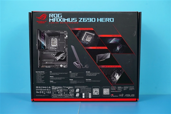 12代酷睿标杆坐骑！华硕ROG MAXIMUS Z690 HERO主板图赏